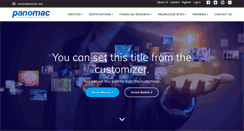 Desktop Screenshot of panomac.com