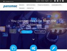 Tablet Screenshot of panomac.com